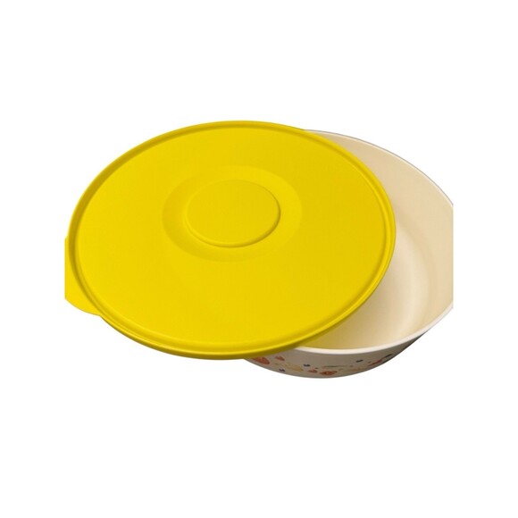 Tupperware Fanciful Floral Illumina Serving Bowl 10.5 Cup/ 2.5 L Bowl Cheerful - Picture 7 of 9